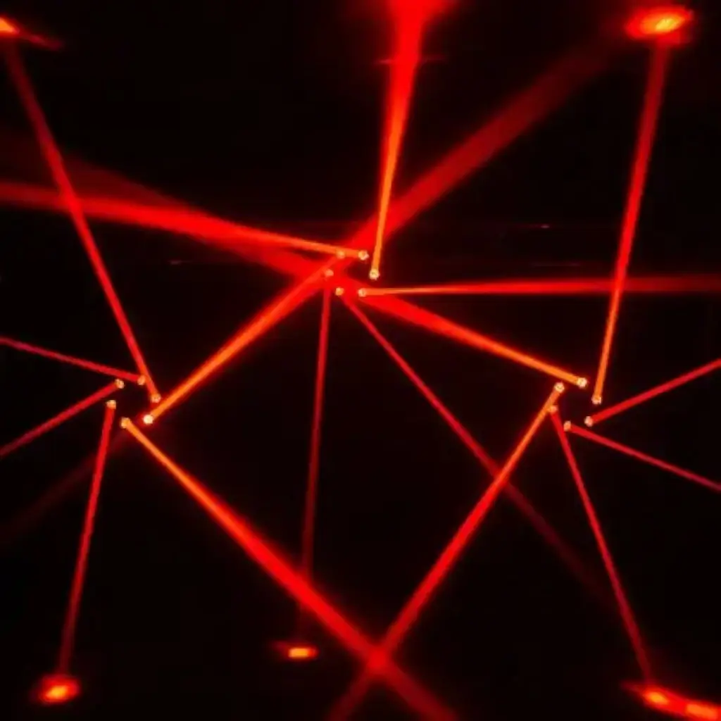 Juego de luces LED de efecto Mac Mah - MEGA UFO-LZR