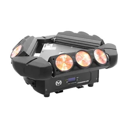 Juego de luces LED Beam RGB y láser Mac Mah - Pyramida-LZR