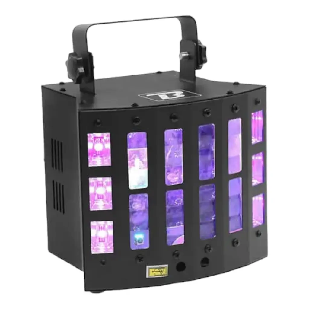 BoomTone DJ 4en1 Juego de luces de efectos LED - DerbyFX 4en1