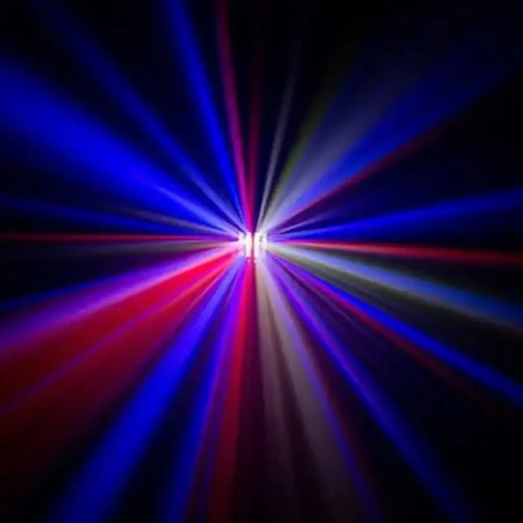 BoomTone DJ 4en1 Juego de luces de efectos LED - DerbyFX 4en1