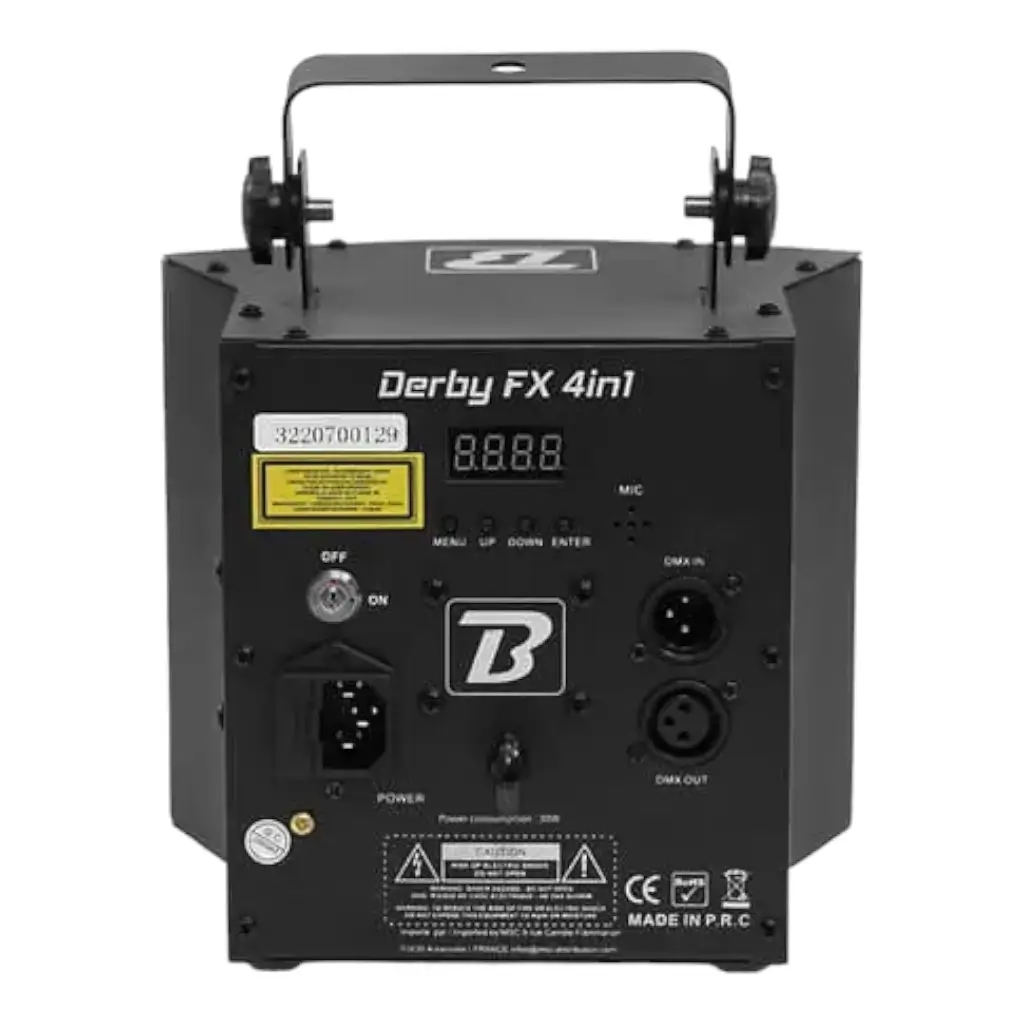 BoomTone DJ 4en1 Juego de luces de efectos LED - DerbyFX 4en1