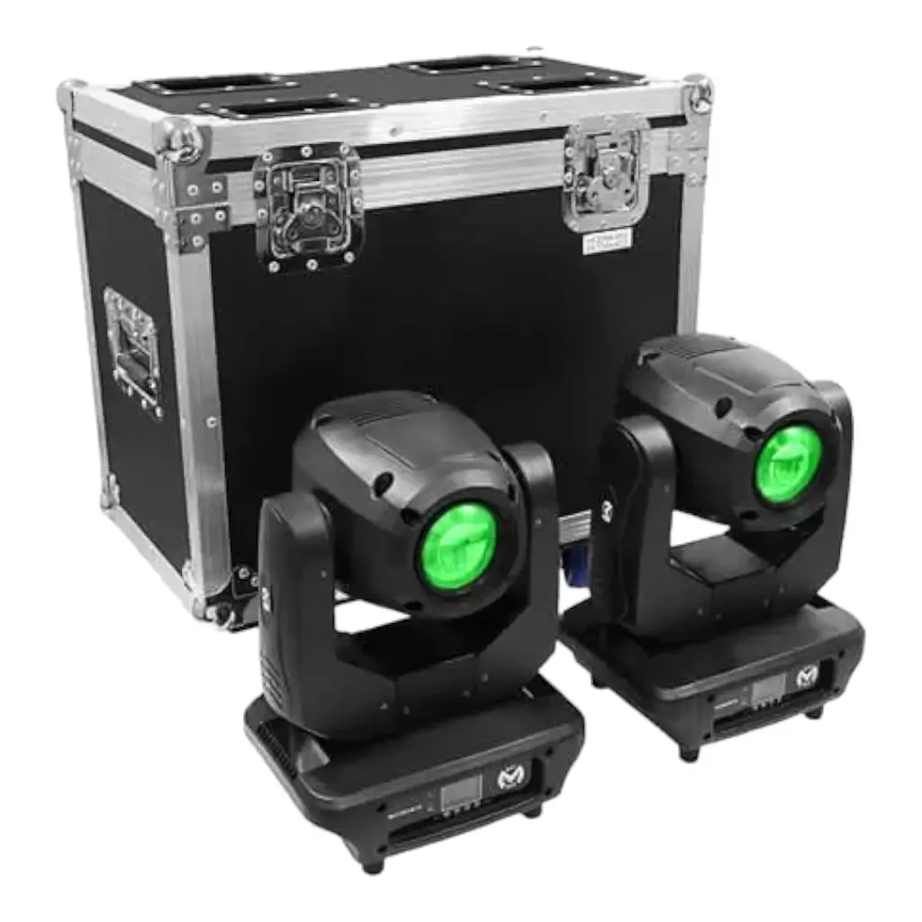 2 cabezales Mac Mah Beam con Flight Case - MAC BEAM1R-FC