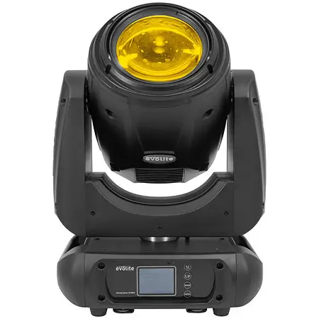 Juego de 2 liras de cabeza móvil con flight case Moving Beam 7RSET