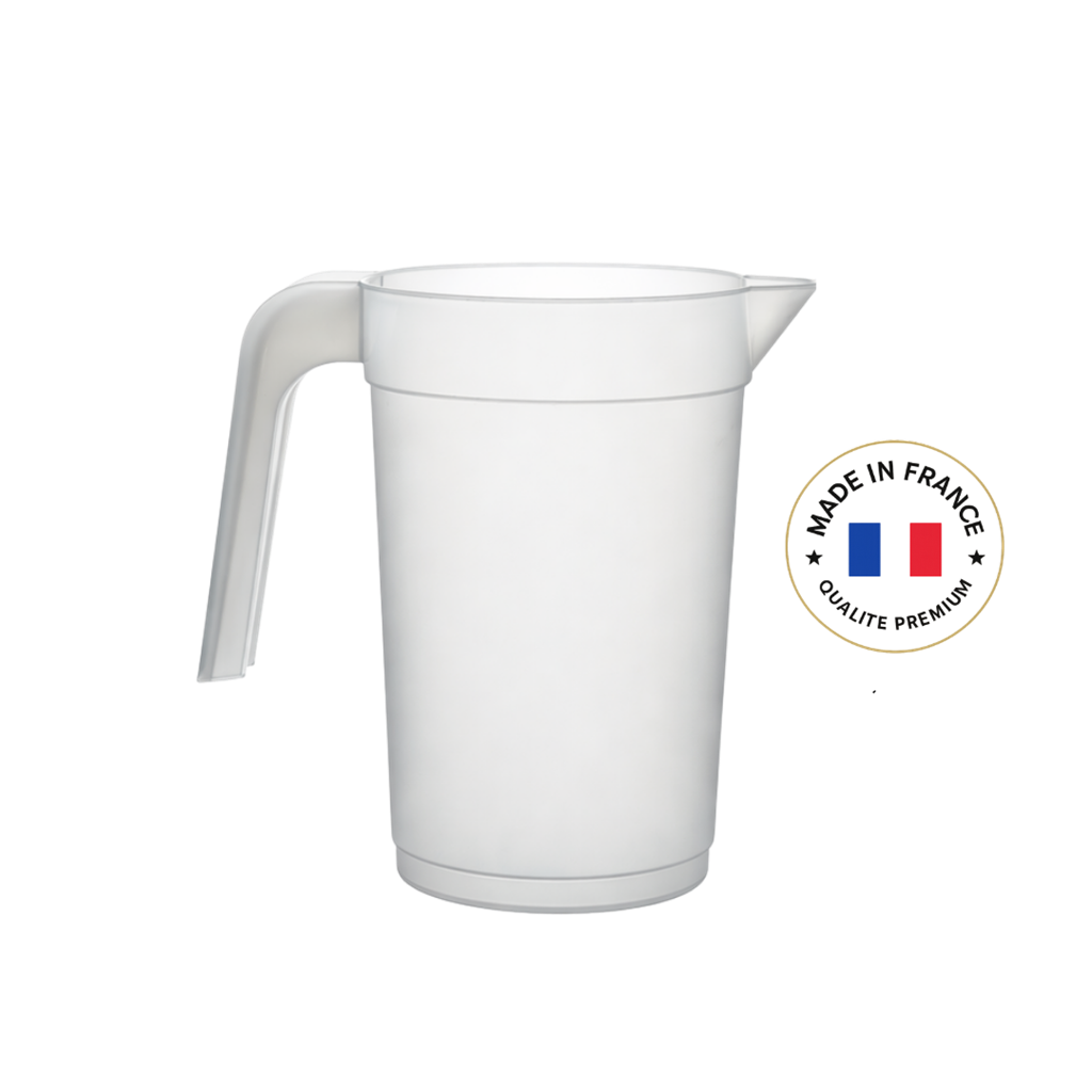 Jarra de plástico reutilizable de 1L