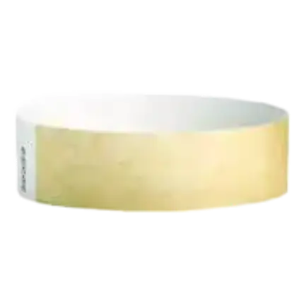 Pulsera de papel dorado Tyvek® sin marcar