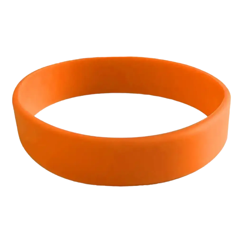 Pulsera Silicona Naranja Sin Marca Adulto