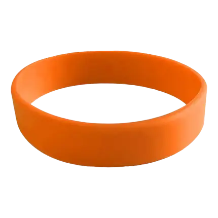 Pulsera Silicona Naranja Sin Marca Adulto