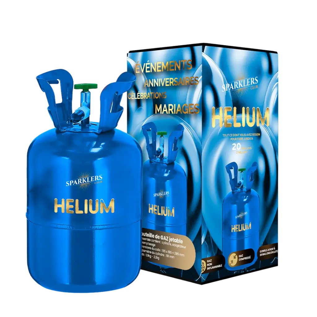 Botella de helio 20 globos
