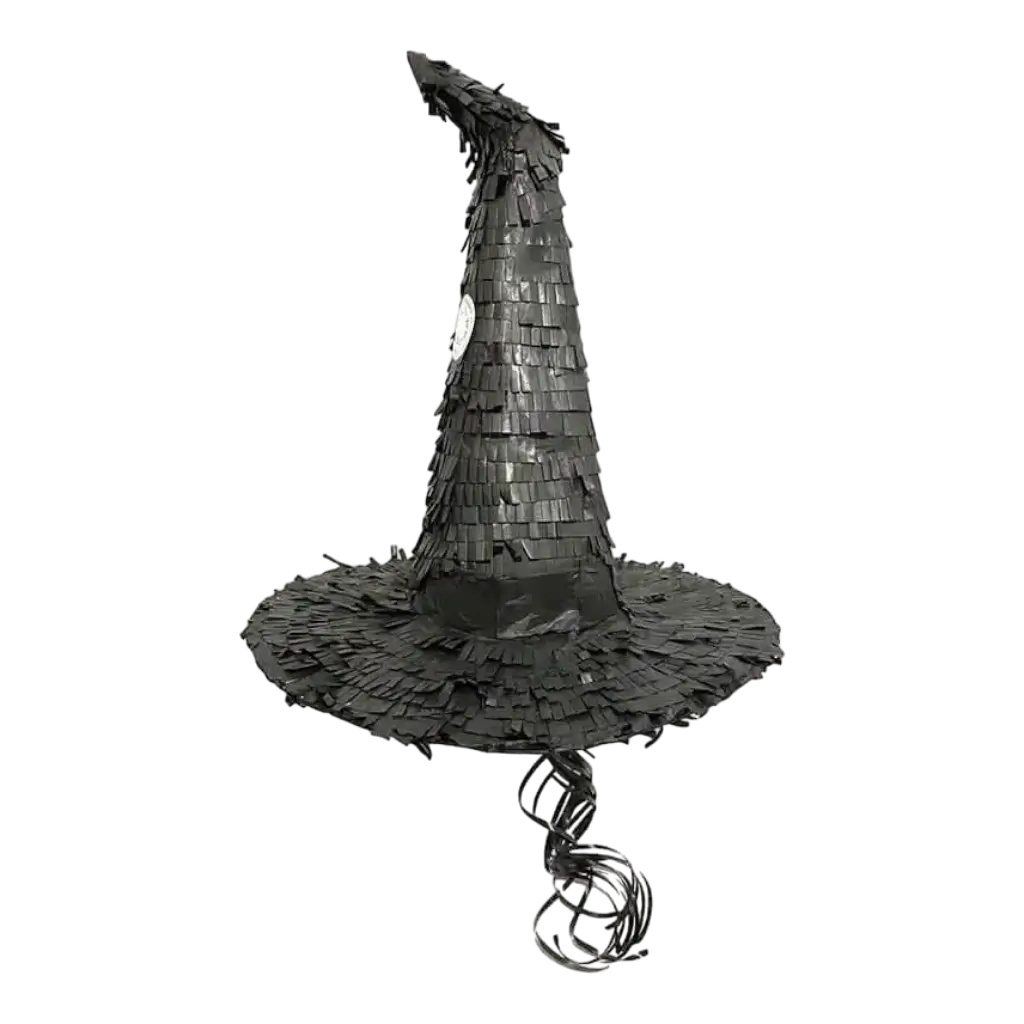 Piñata Tira Sombrero Bruja Negra