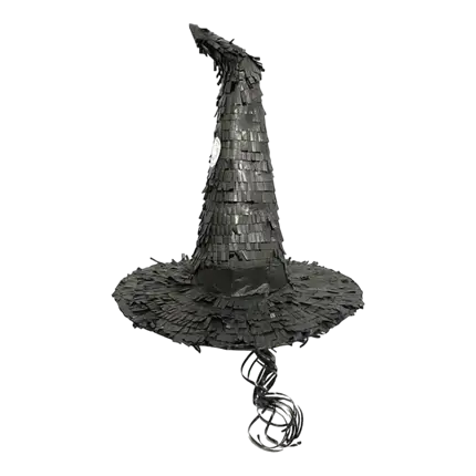 Piñata Tira Sombrero Bruja Negra