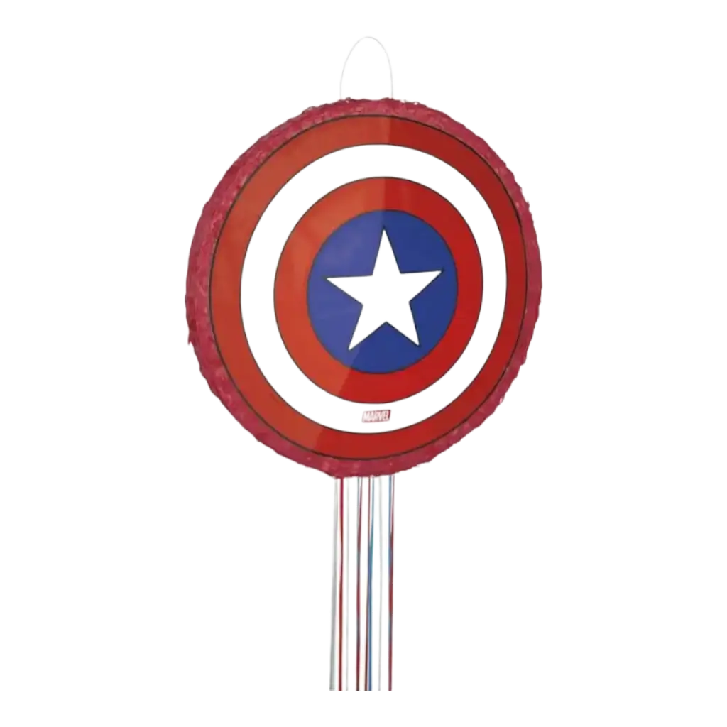 Piñata Escudo Marvel Capitán América