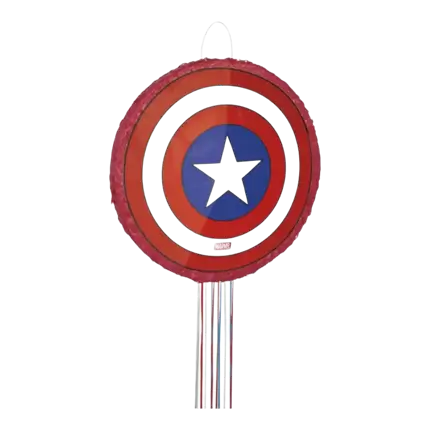 Piñata Escudo Marvel Capitán América