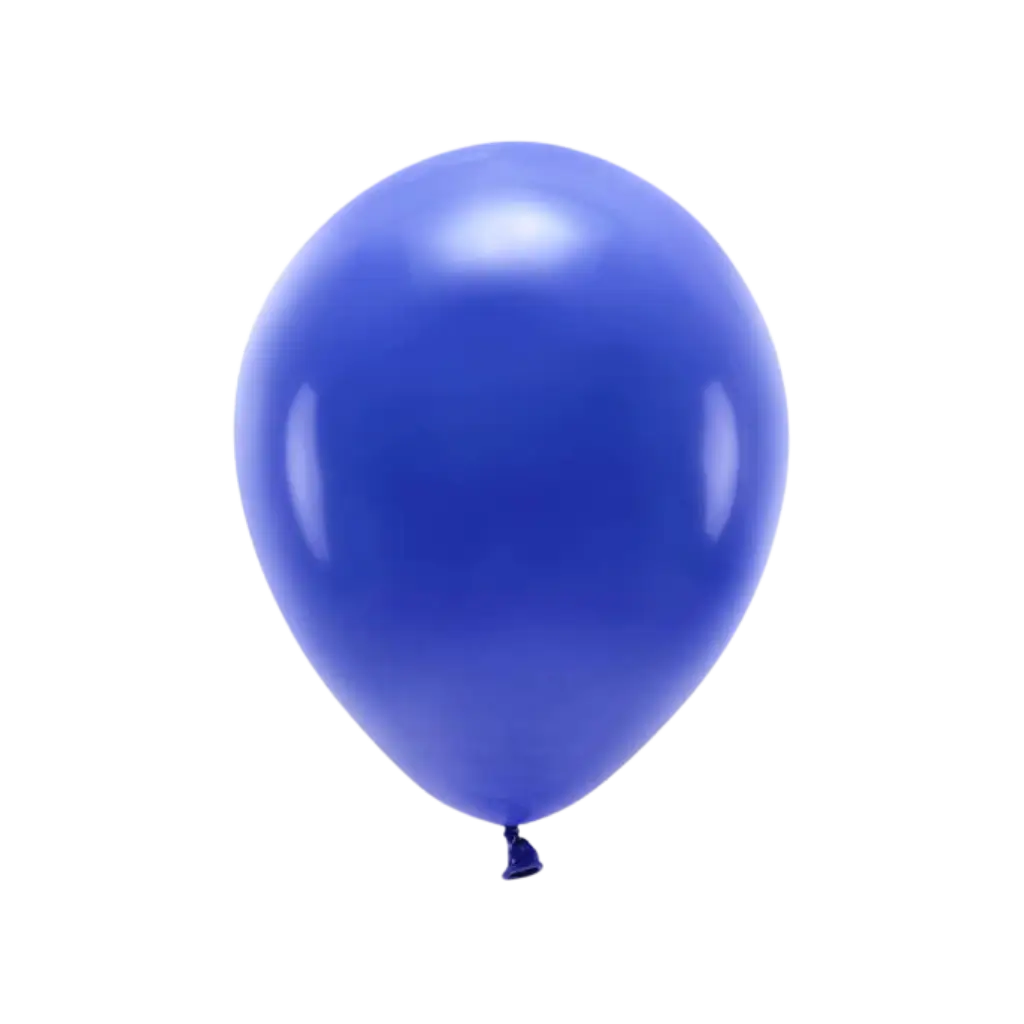 Paquete de 100 globos azul marino pastel 100% ecológicos