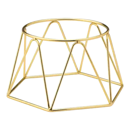 Soporte Bandeja Dorado - 19cm x 15.5cm