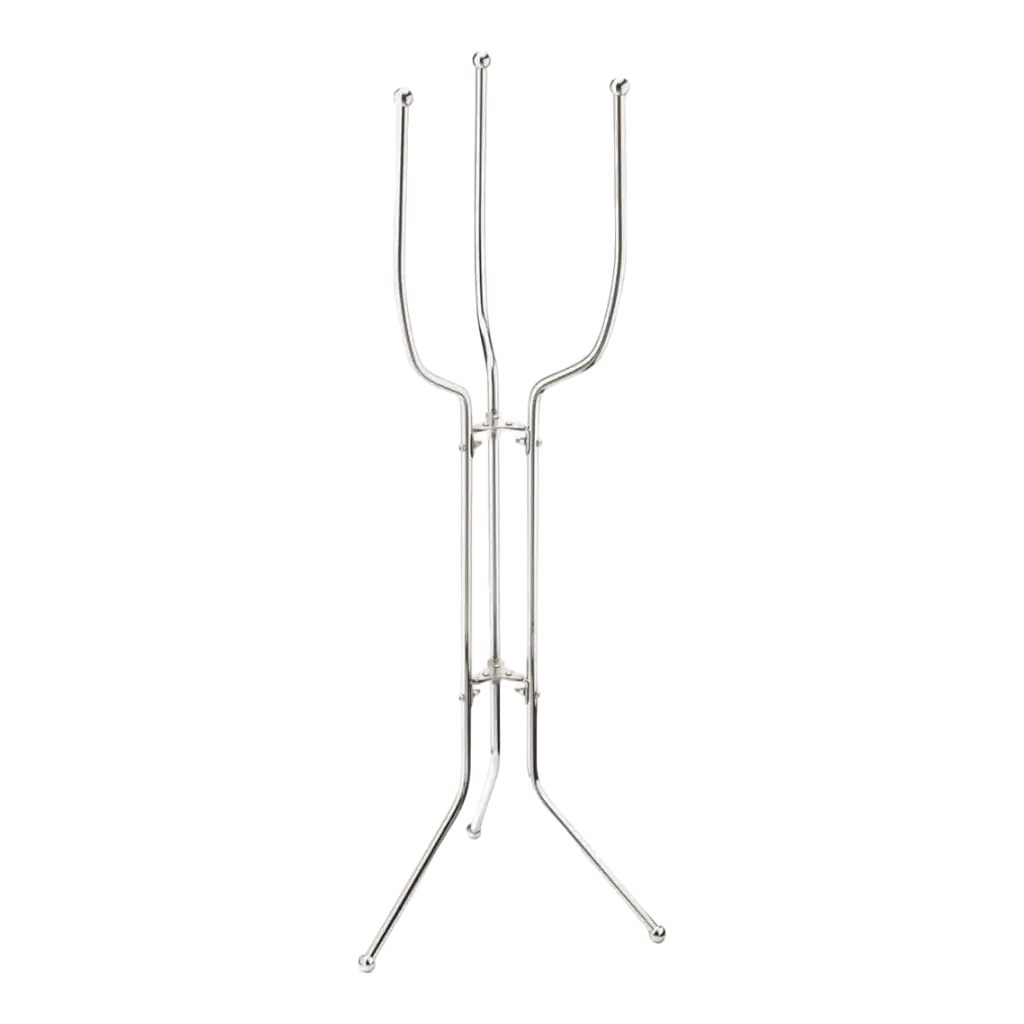 Soporte plegable de 3 patas para cubitera de champán - 77cm