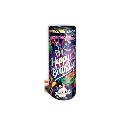 Spray de mesa para cumpleaños - 1m