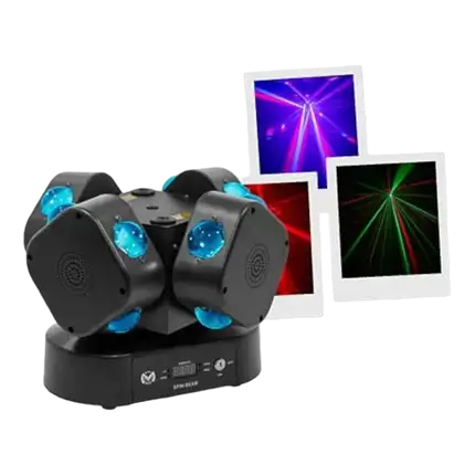 Máquina láser rotativa 3 en 1 - Mac Mah Spin Beam