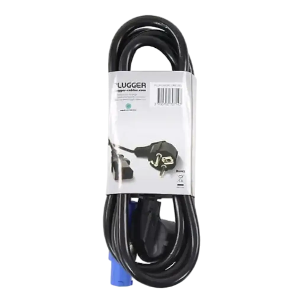 Cable de alimentación Elite Powercon estándar UE de 1,8 m - Enchufe