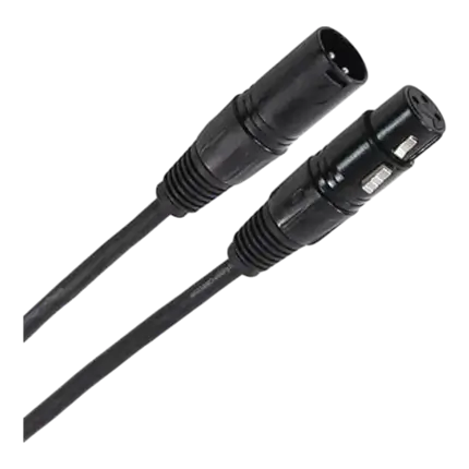 Cable DMX XLR hembra 3b - XLR macho 3b 3m Easy - Plugger