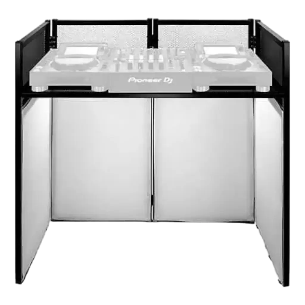 Soporte para DJ con panel frontal - BoomTone DJ - DJ Desk Blanco