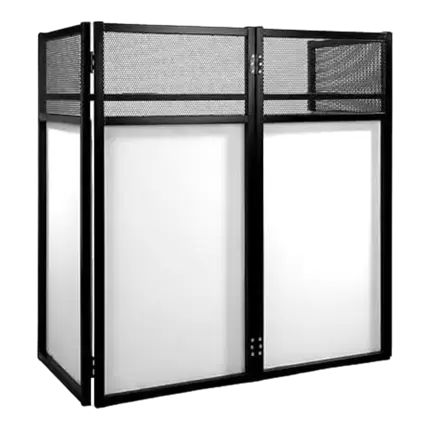 Soporte para DJ con panel frontal - BoomTone DJ - DJ Desk Blanco