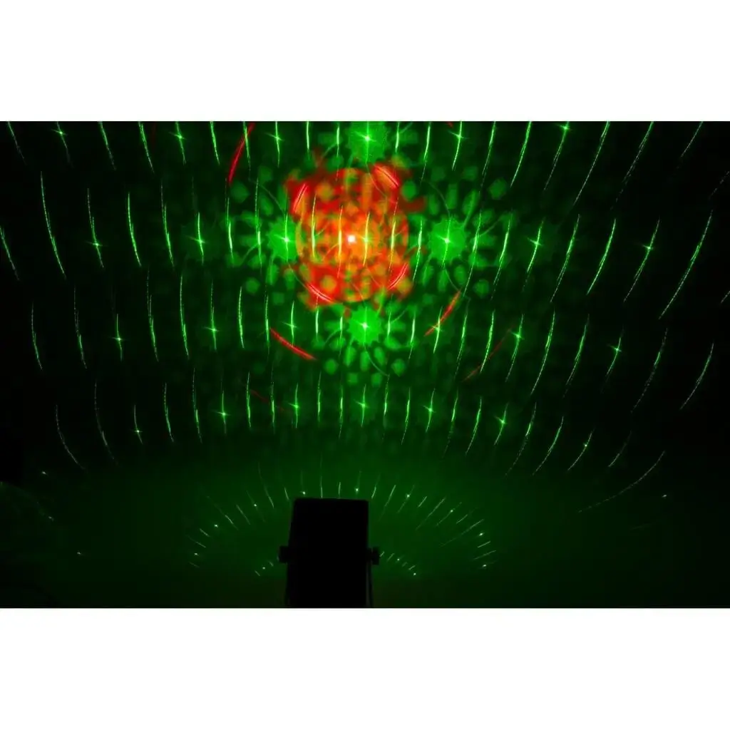 TINYLED-LASRGB Miniatura RGB Láser + LED Máquina inalámbrica