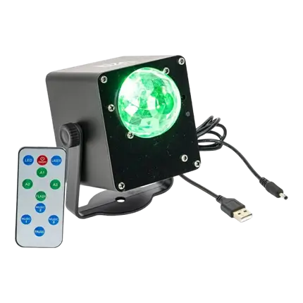 TINYLED-RGB-ASTRO Máquina inalámbrica Astro LED en miniatura