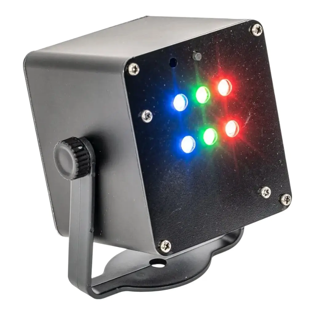 TINYLED-RGB-STROBE Mini máquina inalámbrica LED STROBE