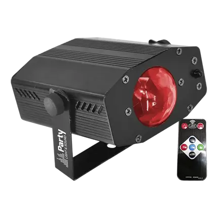PARTY-MINIWAVE Efecto de luz acuática LED RGB