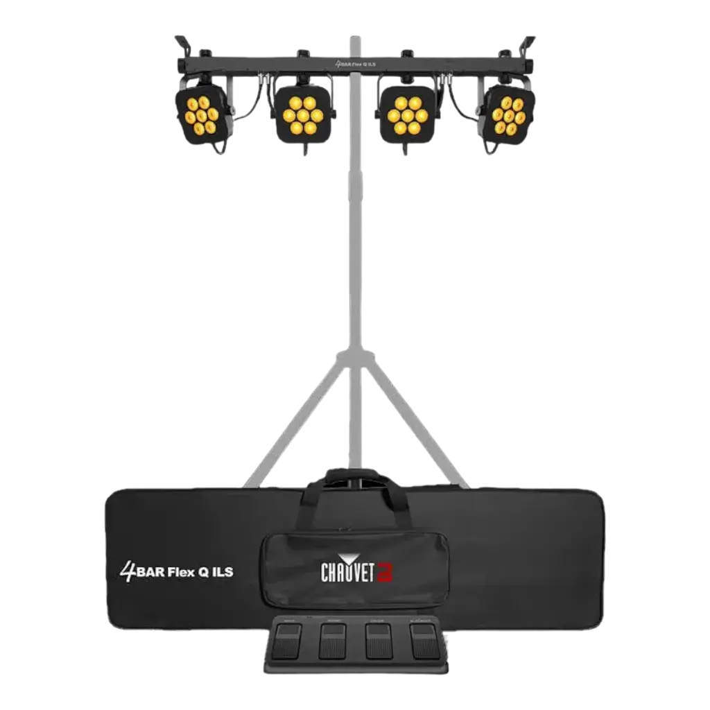 CHAUVET DJ - Juego de luces Wash LED RGB 4Bar Flex Q ILS