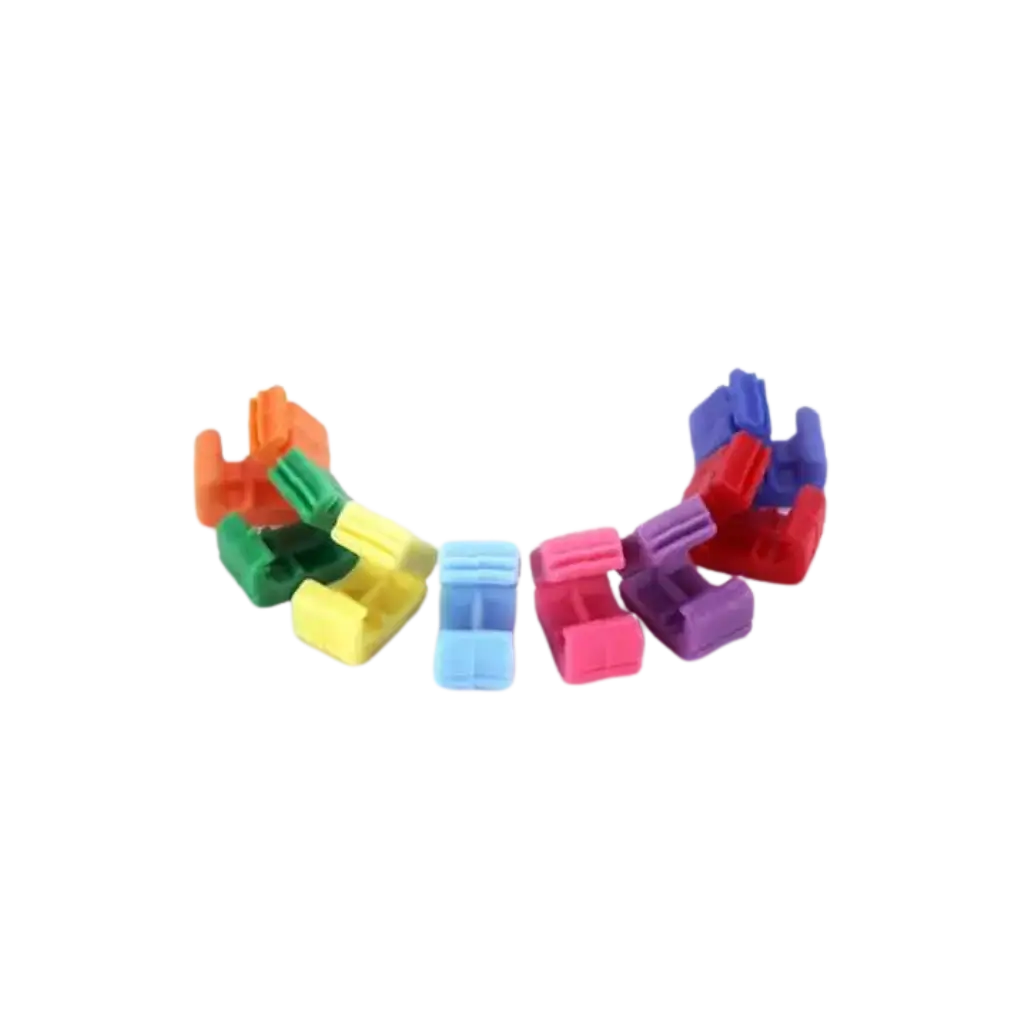 Clips de colores para cerrar globos - Paquete de 50