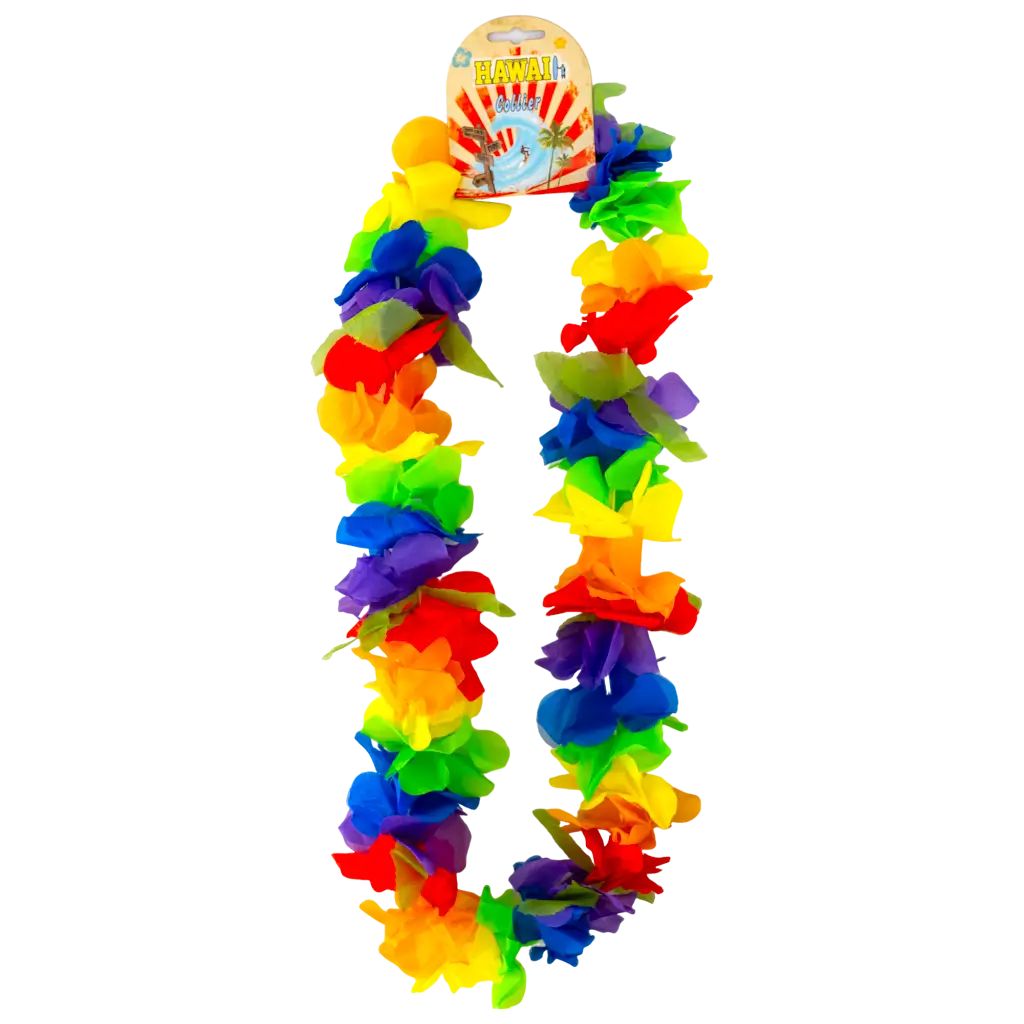 Collar Hawaiian Rainbow Flower