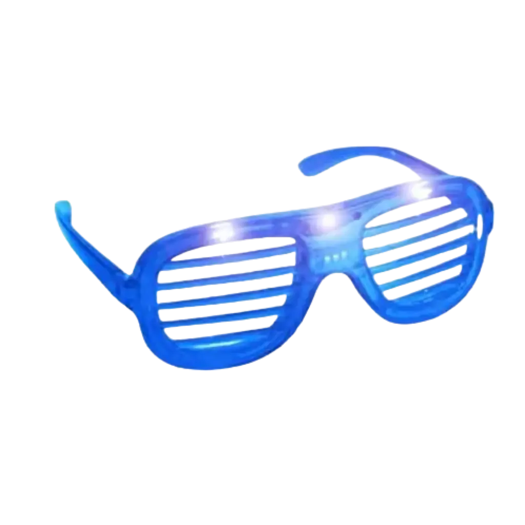 Gafas de sol con retroiluminación LED - Azules