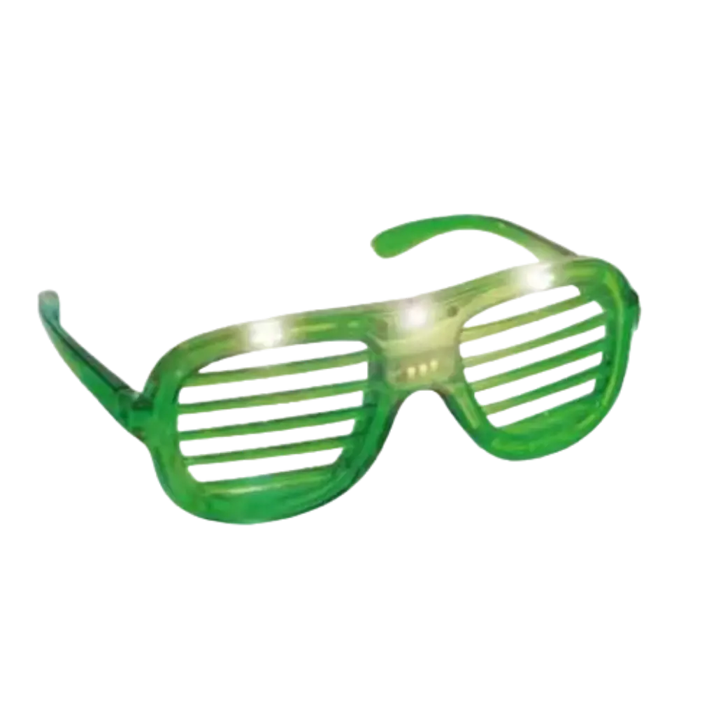 Gafas de toldo con retroiluminación LED - Verde