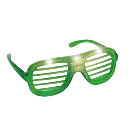 Gafas de toldo con retroiluminación LED - Verde