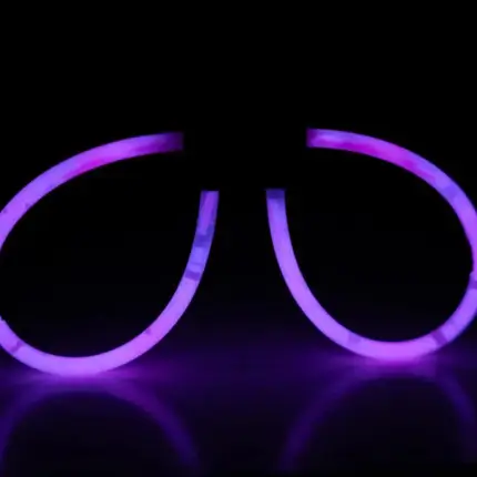 Gafas rosa fluo - Juego de 2 pares