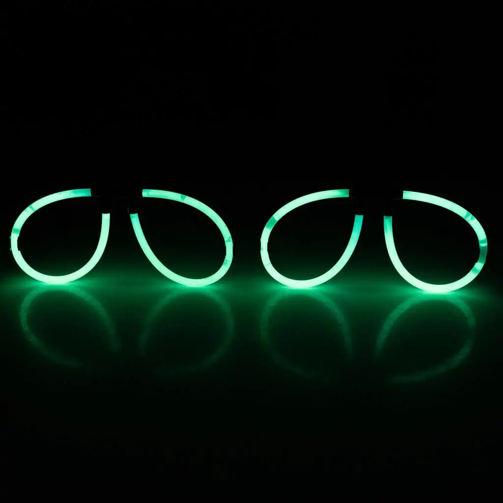 Gafas fluorescentes verdes - Juego de 2 pares
