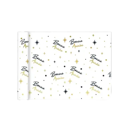 Camino de mesa Feliz Año Nuevo 4 metros