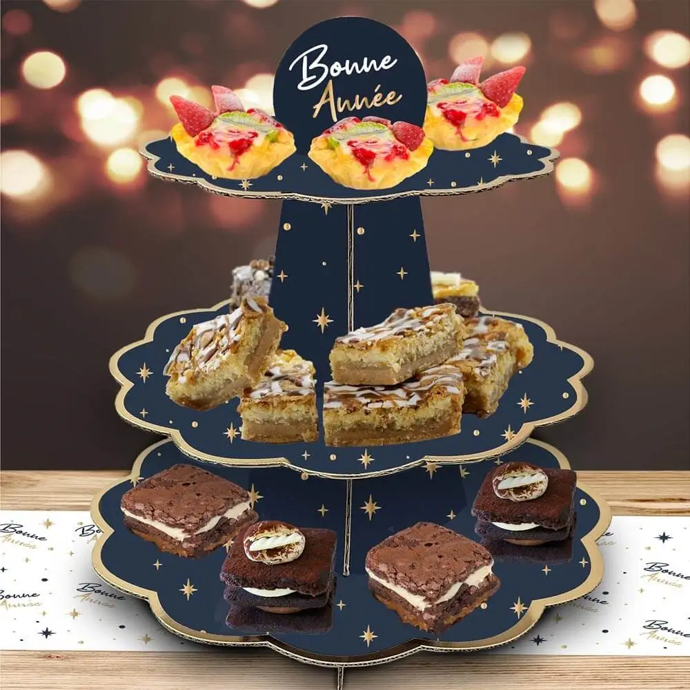 Expositor Petits Fours "Feliz Año Nuevo