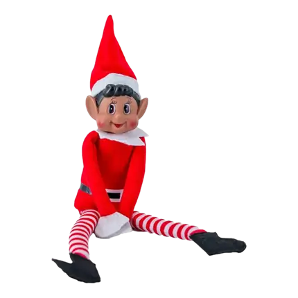 Niño Elfo Bromista de Navidad - Asiático