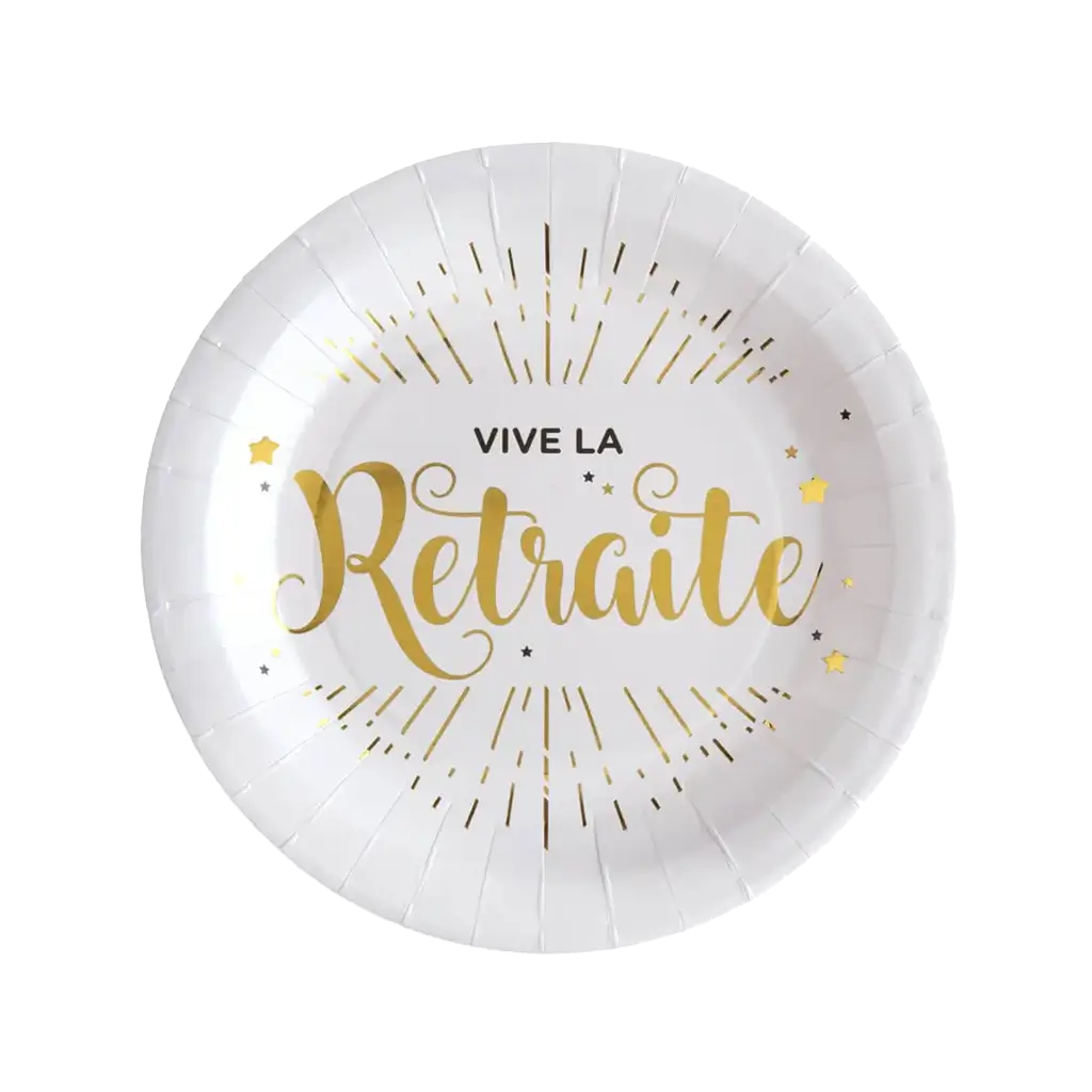 Plato Vive la Retraite - Lote de 10