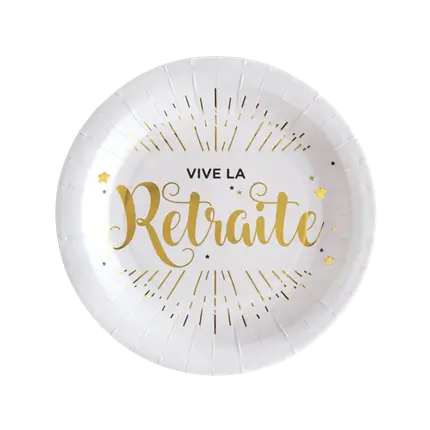 Plato Vive la Retraite - Lote de 10