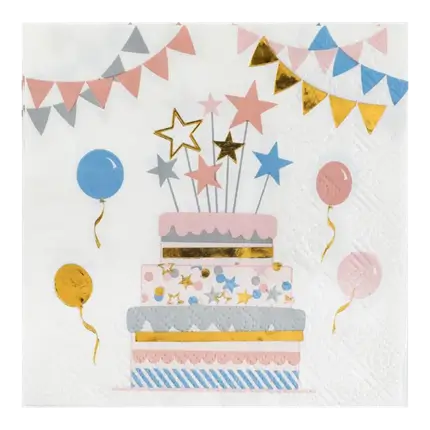 Servilleta Kitty Party - Lote de 20