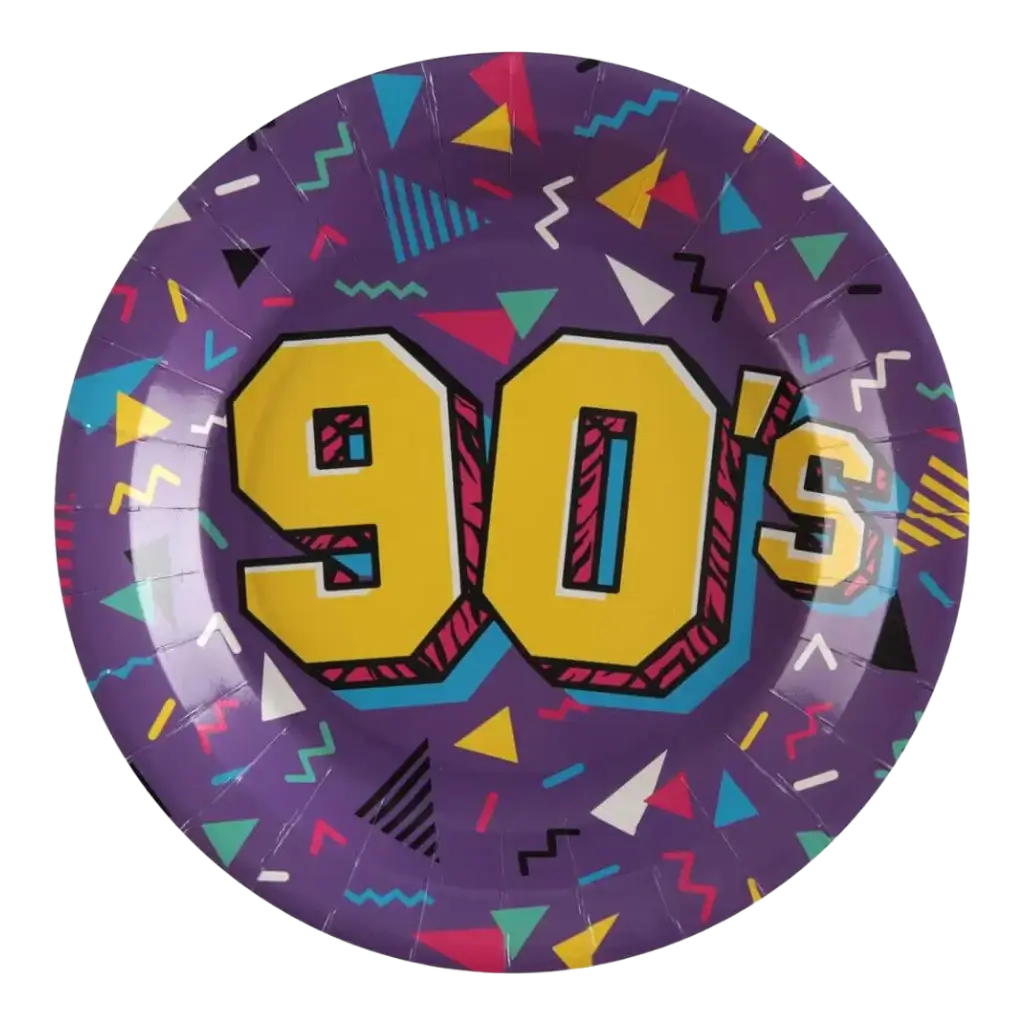 Placa 90's - Juego de 10