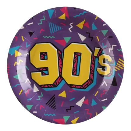 Placa 90's - Juego de 10