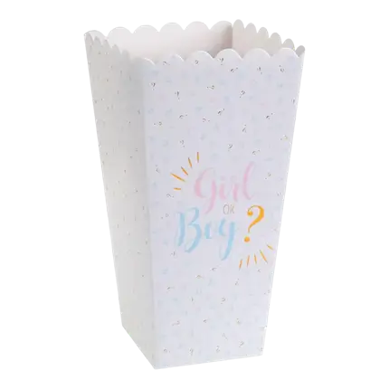 Cornet Gender Reveal ¿Niña o Niño? - Lote de 8