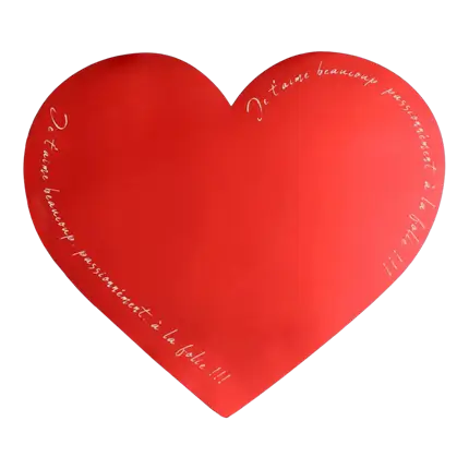 Mantel individual San Valentín - Lote de 2