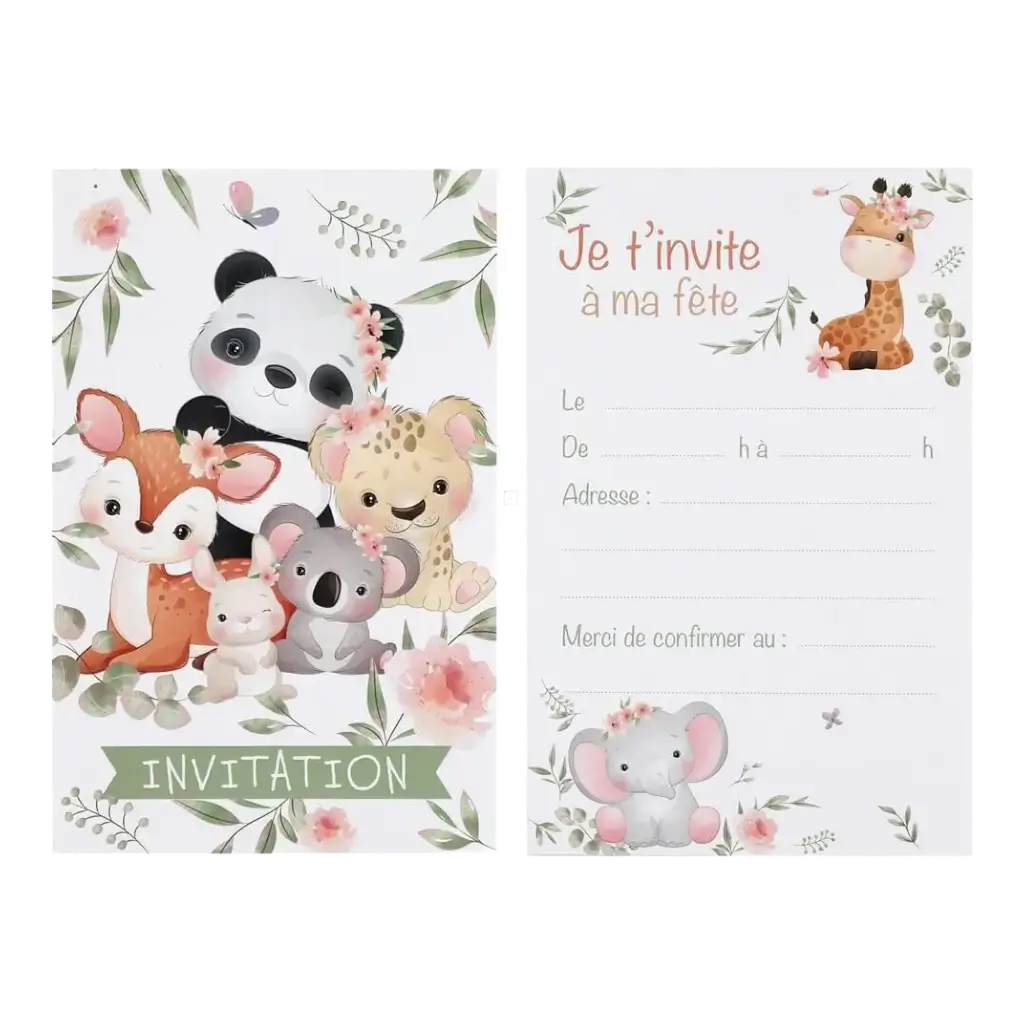 Explorer Tarjeta de invitación de cumpleaños - Lote de 6