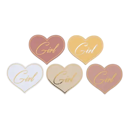 Adornos de mesa - Chica y Chico - Lote de 10