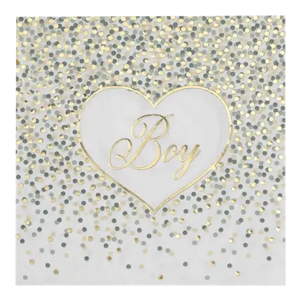 Toalla Girl & Boy Azul - Lote de 20